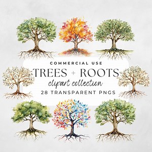 Tree With Roots Clipart Tree of Life Celtic Tree Silhouette Tree Heart Bundle Family Reunion Family Roots Ancestry - Etsy