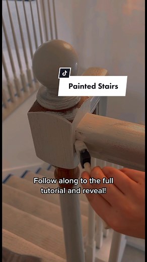 DIY Stair Banister Makeover Tutorial