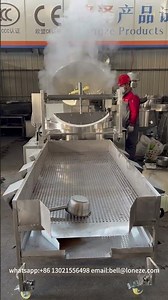 200L Electric Induction Mushroom Popcorn Machine with Cooling Cart#popcornmachine #popcorn