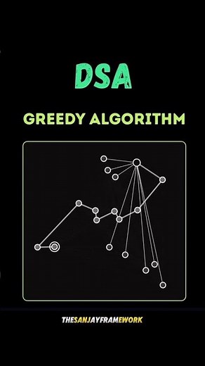 Greedy Algorithm — The Smart Shortcut in DSA! #thesanjayframework #computerscience #algorithms