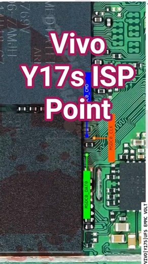 Vivo Y17s ISP Point | Vivo Y17s Dead Boot Repair | Vivo Y17s EMMC ISP Pinout 100% Working
