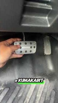 Racing pedals installation on Honda Brio (MT) #hbcp #kuyacross