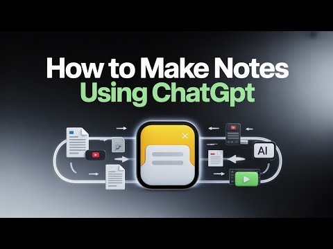 How to Make Notes Using ChatGPT | ChatGPT Se Notes Kaise Banaye? | Seekho On Screen