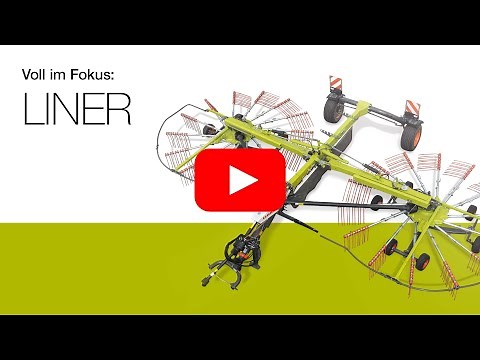 CLAAS | LINER Zweikreiselschwader Mittenableger.