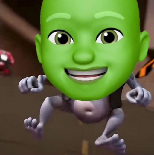 Crazy Frog - Green Alien Dance #shorts