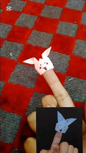 Paper finger puppet origami#shorts#easy#diy#origami#paper