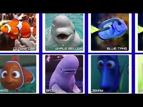 Finding Dory Animals in Real Life | Pixar Characters vs Real life Facts