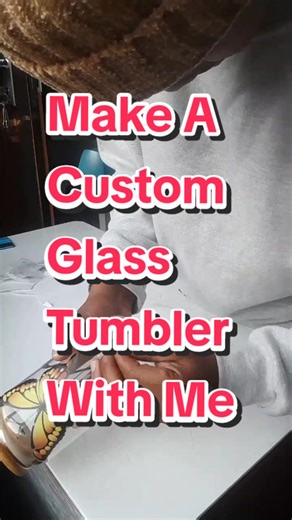 Create Your Own Custom Glass Tumbler - Personalize Your Drinkware