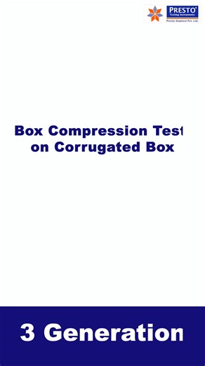 Box Compression Test on Corrugated Box