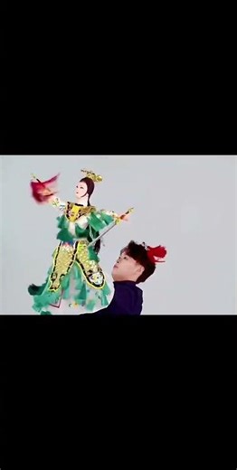 I live and die with the king without regret puppet show sword ear dance#Zhang Huoding#Nati