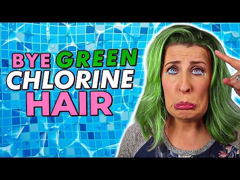 Get Rid Of Green Chlorine Hair | How To Stop Green Pool Hair