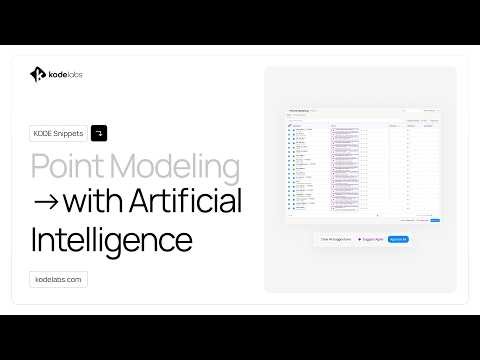 KODE Snippet - Point Modeling with AI