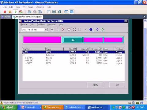 How to create multi-partitions in hard disk using Partition Magic