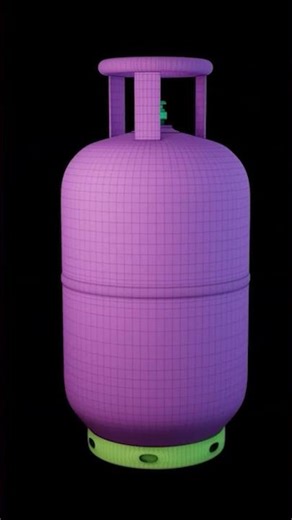 Gas Cylinder #3d