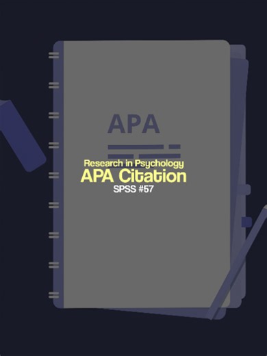 WEHHH? SINABI NYA YAN? SLO PSYCH SERIES SAGA: APA CITATION SPSS #57 #APA #research #psychology #dasmaboislo