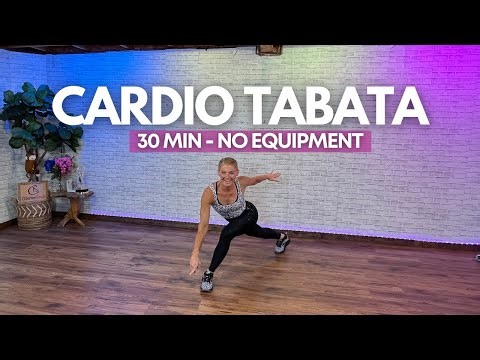 Get Your Cardio On At Home With This 30 Minute Tabata Workout! NO EQUIPMENT!