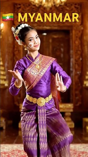 🇲🇲 Burmese Traditional Dance with Music #burmese #dance #music #shorts