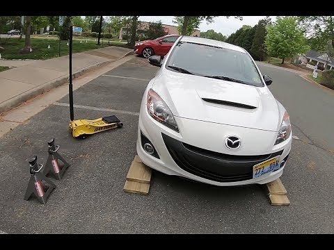 Mazdaspeed3 How To Properly Get On Jack Stands
