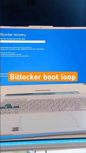 Stuck in a BitLocker Boot Loop? The solution! #bitlocker #pc