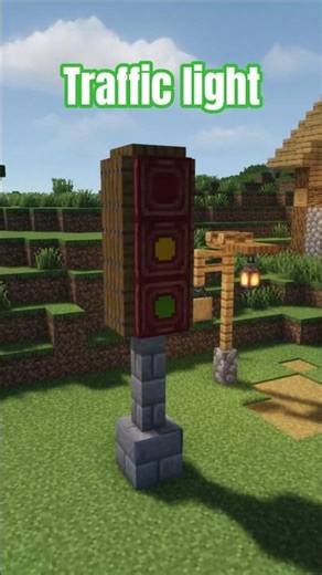 Minecraft Traffic light #minecraft #minecraftshorts #minecraftbuilding #minecrafttutorial #gaming