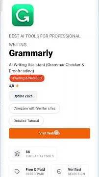 Fix Your English Instantly with Grammarly AI 🚀