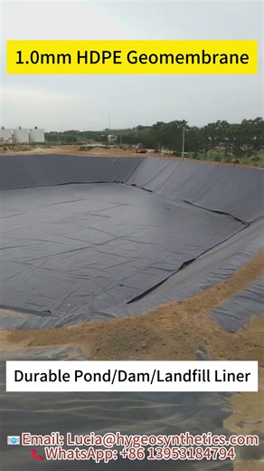 HDPE Geomembranes Pond/Dam/Landfill Liner #pondliner #geomembrane