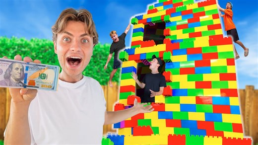 LAST TO LEAVE GIANT LEGO MANSION, KEEPS IT!!