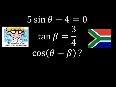 Trigonometry grade 12 revision: CAST diagram