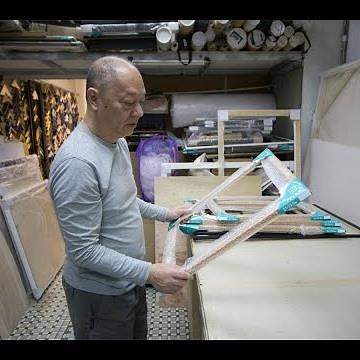 【裱畫】用心作藝術的綠葉 — 永禎祥畫架 李耀漢