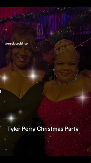 Ursula O. Robinson on Instagram: "What an epic night! Thank you Mr. Perry and all that made it happen! #ursulaorobinson #urssaidit #tylerperrystudios #beautyinblack #tylerperry #tylerperrychristmaswrapparty"