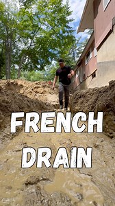 884K views · 4.4K reactions | Installing a French drain under our addition. We have five ground water issues. #construction #homerenovation #renovation #diy #realestate #design #entrepreneur #tools #remodel #interiordesign #carpentry #woodworking #diy | WINNI | Facebook