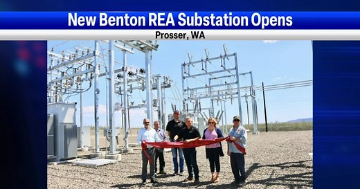 Benton Rural Electric Association celebrates new substation