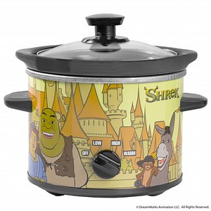 Uncanny Brands Shrek 2-Qt Slow Cooker