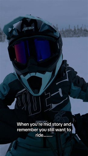 No time for talking when there’s riding to do 😂 #snowmobile #sledtok #winter #alaska #ride @Ski-Doo @509