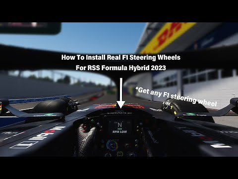 How To Install Real Steering Wheels For RSS Formula Hybrid 2023