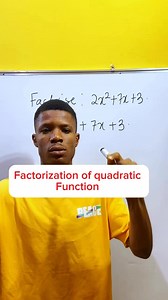 Factorization of quadratic function. #quadraticequations #SAT | Maths with Esomnofu.