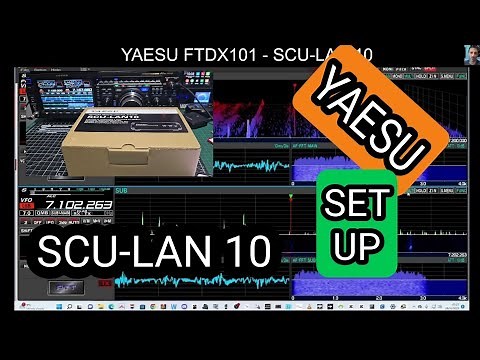 YAESU SCU-LAN10 - SET UP (YAESU FT-710 , DX10, DX101)