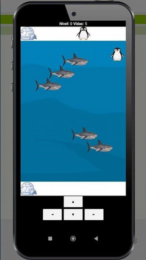 ¡Salva a los Pingüinos de los Tiburones! Juego MIT App Inventor