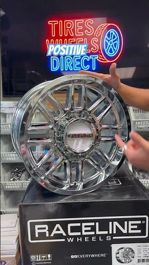 Raceline wheels style 948C Split in the size 17x9 offset +18 bolt pattern 8x180 in chrome finish