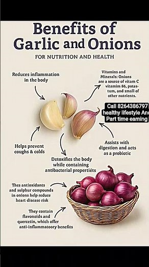 🧄🧅 Garlic & Onion Power: Health Benefits You Need to Know!