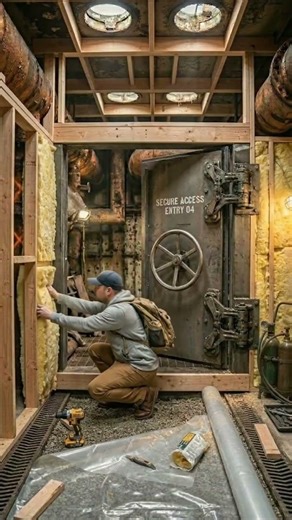 I Turned a RUSTY Ship Engine Room into a SECRET Gaming Den 😱 #gaming #transformation #satisfying