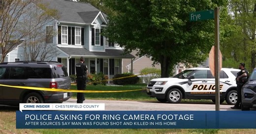 Police ask for doorbell camera footage after fatal shooting in South Chesterfield home