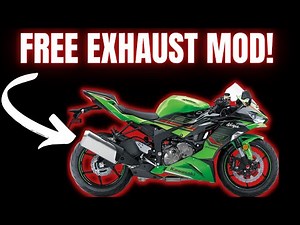 How To: Free Exhaust MOD For Kawasaki ZX6R! Sounds INSANE!