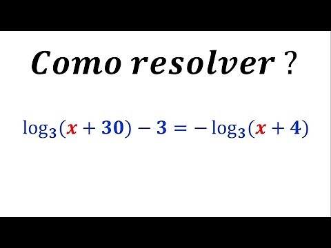 Logarithms - How to Solve a Logarithmic Equation?