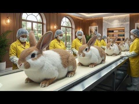 Inside the Hidden Angora Wool Factory – How Rabbits Become Ultra-Soft Luxury Fabric