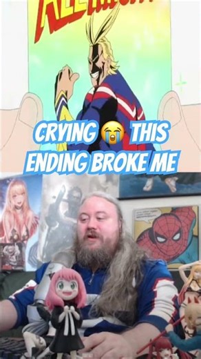 Crying Reaction My Hero Academia Final Season Ending THIS BROKE ME 100% #shorts #mha #anime #crying