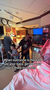 13K views · 401 reactions | When everyone is there to see your baby girl but your dad is there to see his ❤️ #baby #newborn #babygirl #love #family #reels #fyp  : sandycheex | Some Good Moment | Facebook
