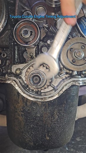 Toyota Corolla Engine 2E Timing Adjustment #UKMechanic #EngineRepairUK #CarRepairASMR #forupage #foruyou