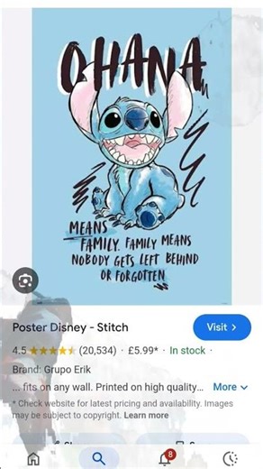 My 3rd Lio and stich poster