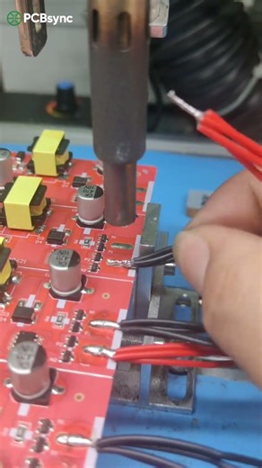 Single point soldering of PCB boards